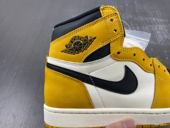One Kick 1 DZ5485-701 Ochre Air Yellow OG High Jordan 0604
